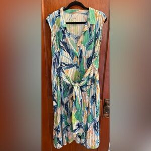 NIC+ZOE Button-Up Collared Wrap Dress – Size 1X | NWOT